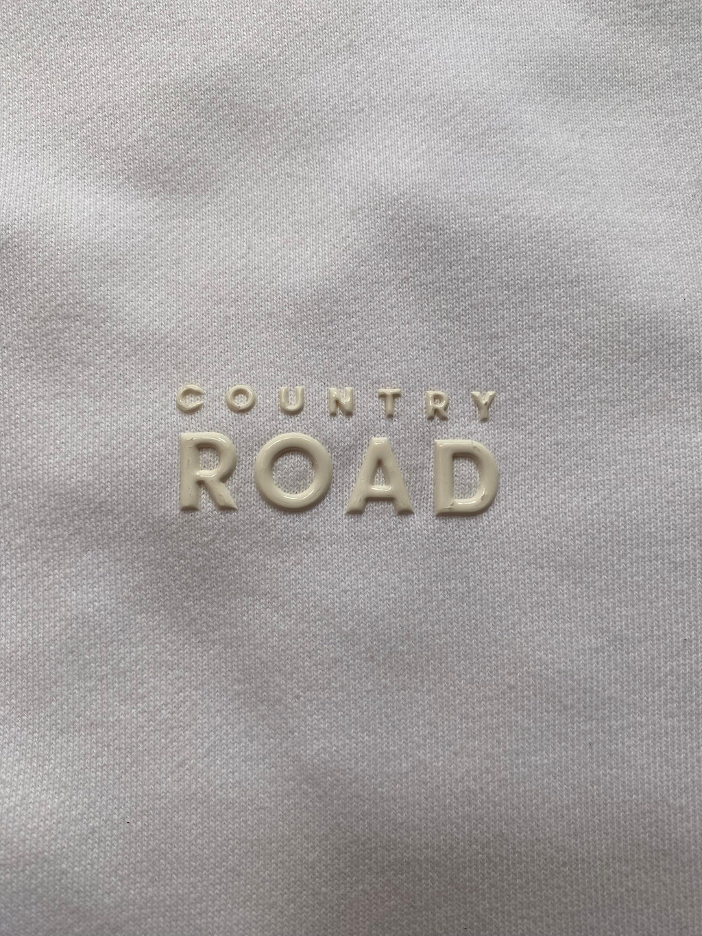 Country Road White Cotton Sweatshirt