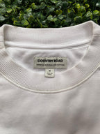 Country Road White Cotton Sweatshirt