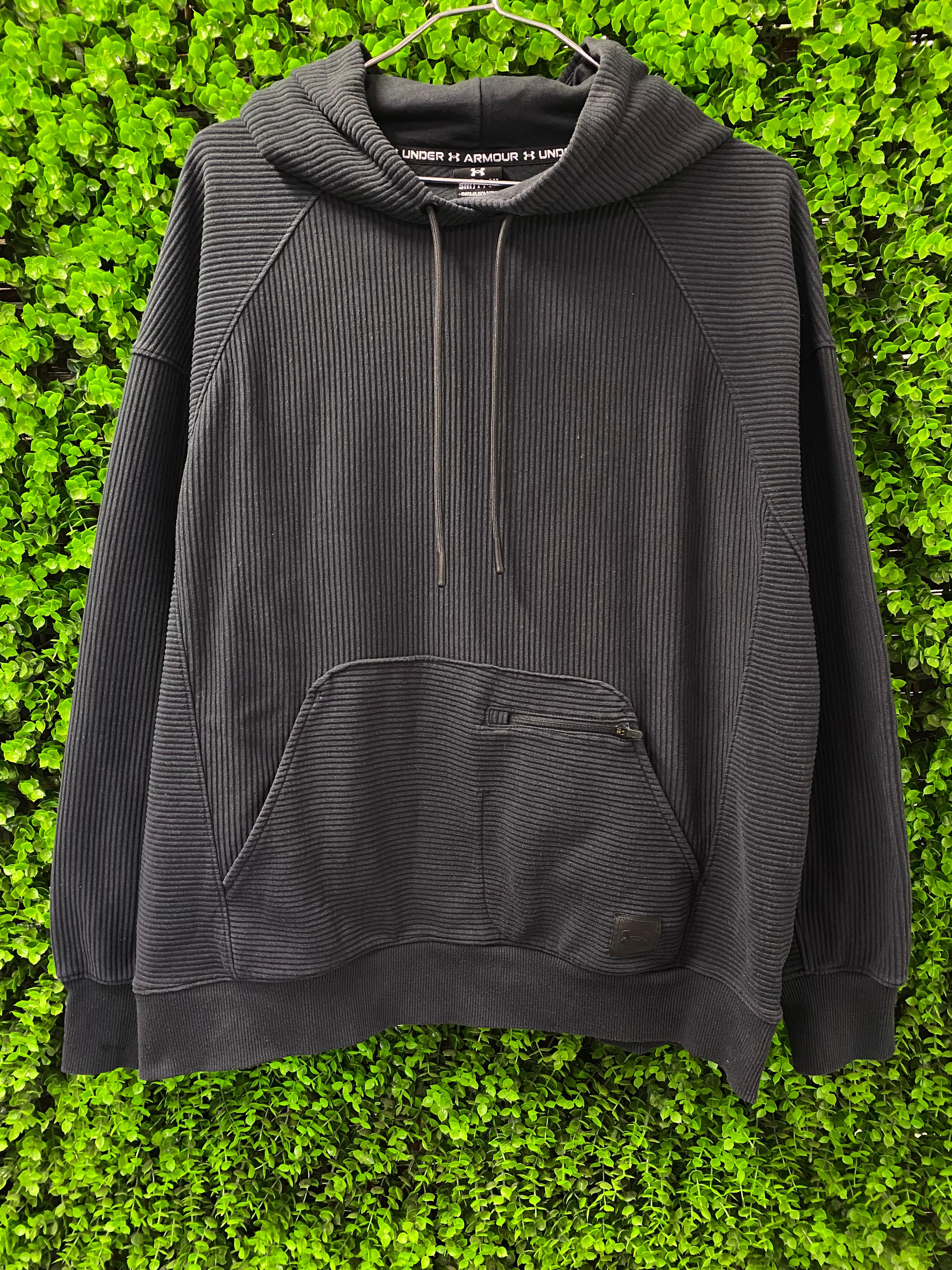Under Armour Charcoal Ribbed Hoodie