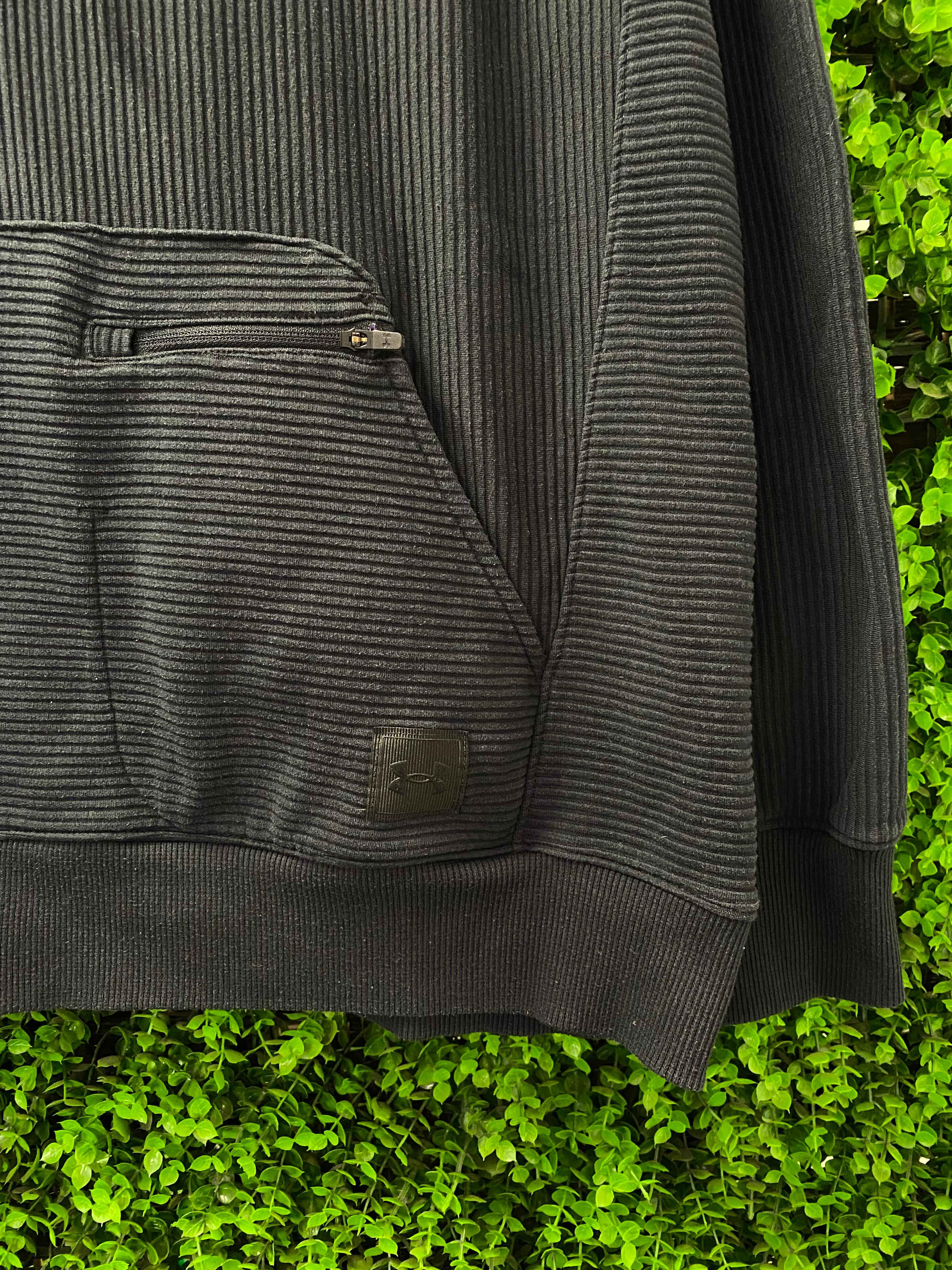 Under Armour Charcoal Ribbed Hoodie