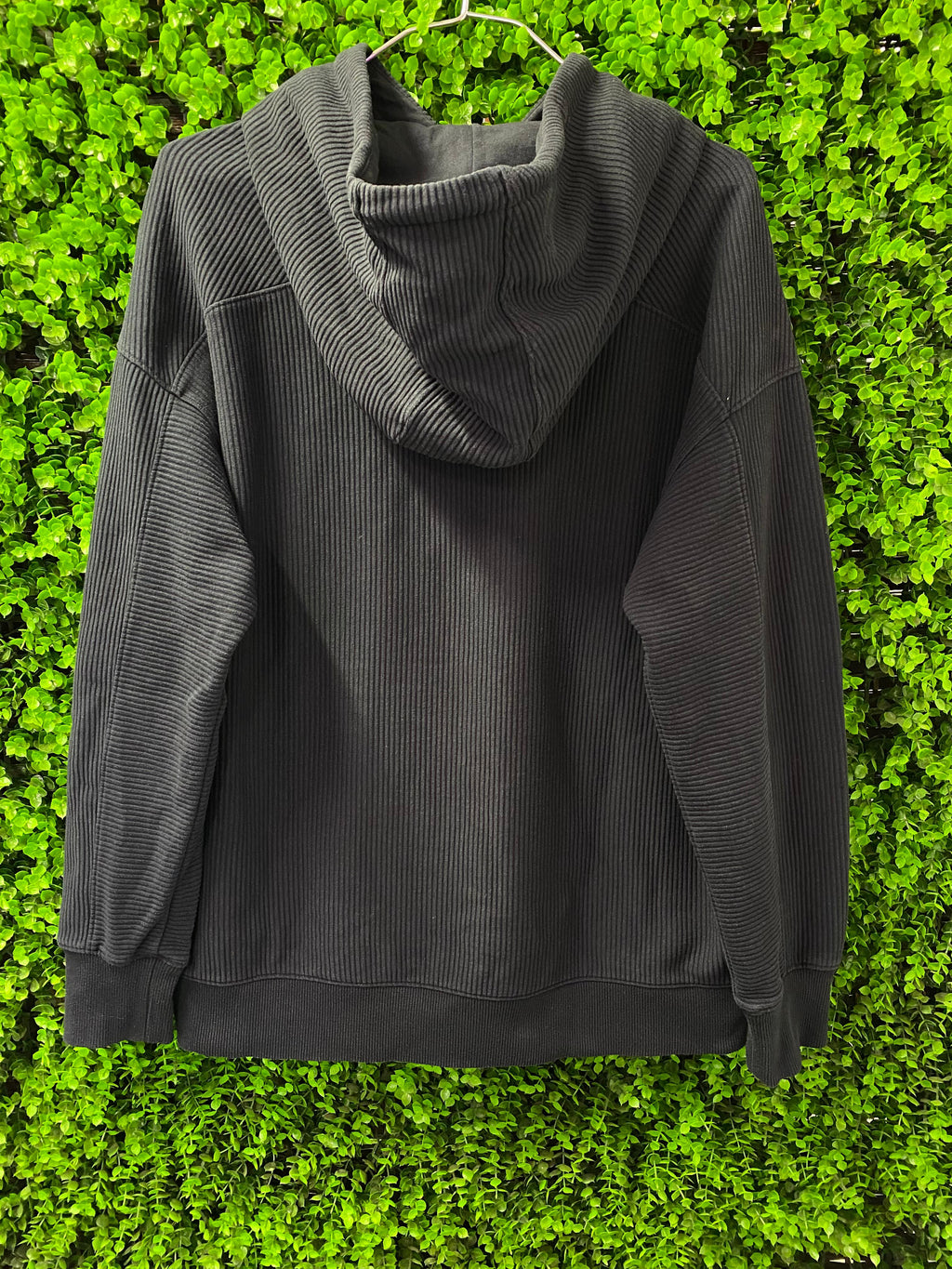 Under Armour Charcoal Ribbed Hoodie