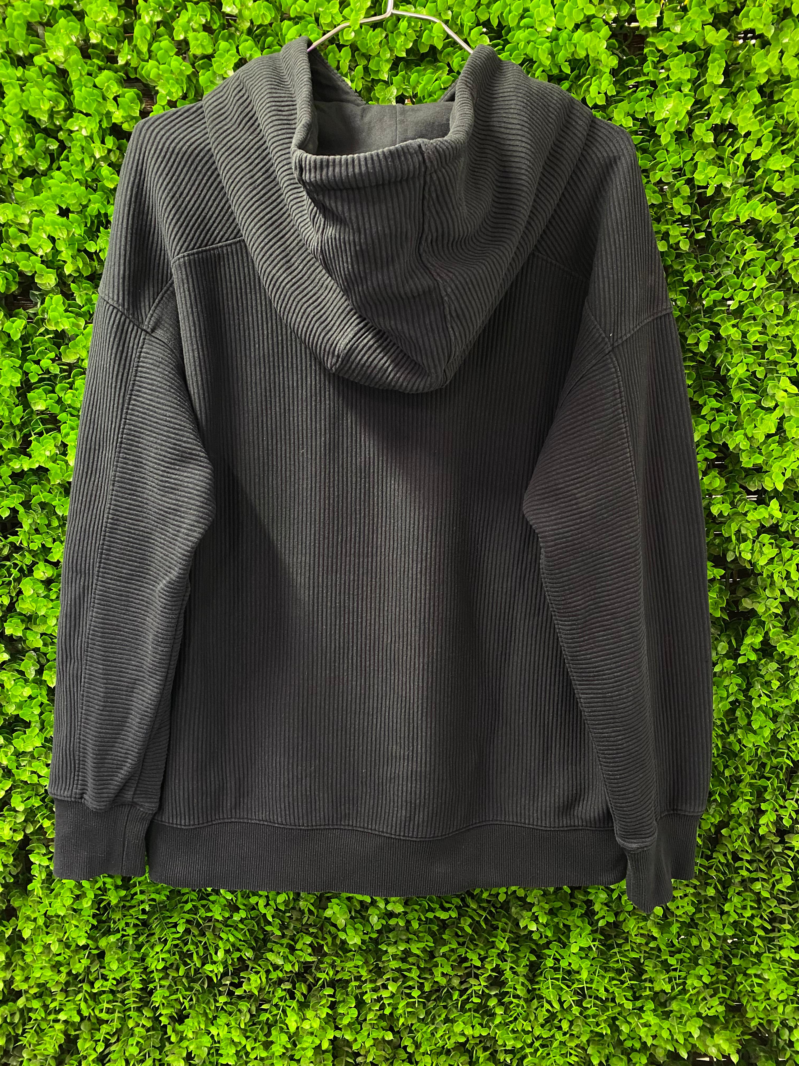 Under Armour Charcoal Ribbed Hoodie