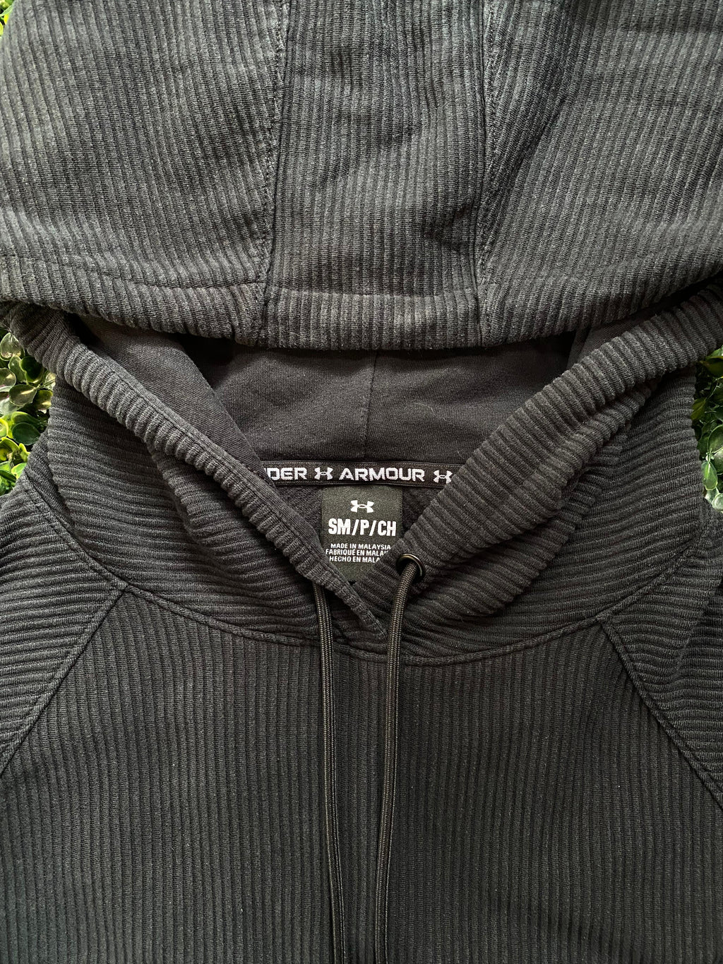 Under Armour Charcoal Ribbed Hoodie