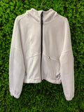 Superdry White Zip-Up Hoodie
