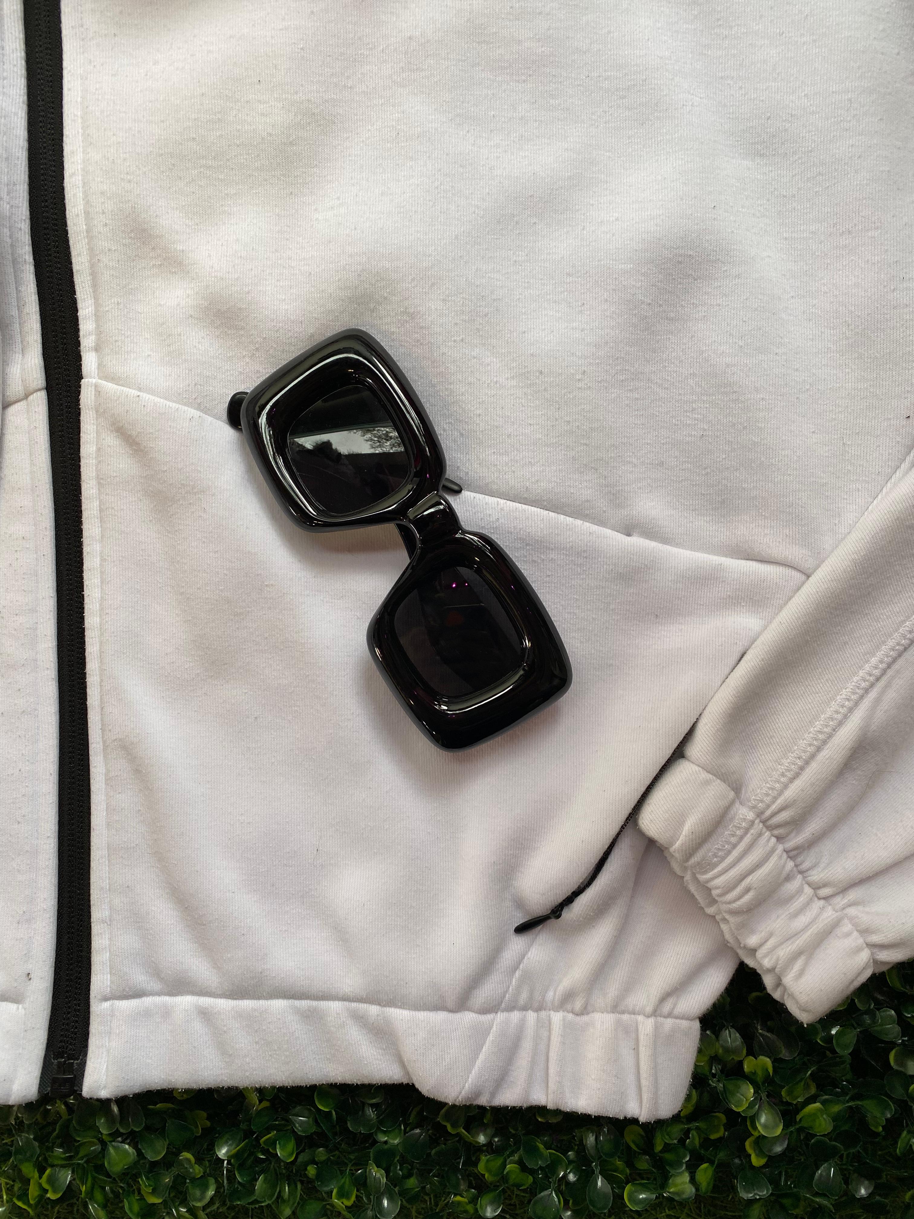 Superdry White Zip-Up Hoodie
