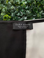 Zara Black & White Wrap Bodysuit