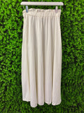 Miilla Cream Linen-Blend Maxi Skirt