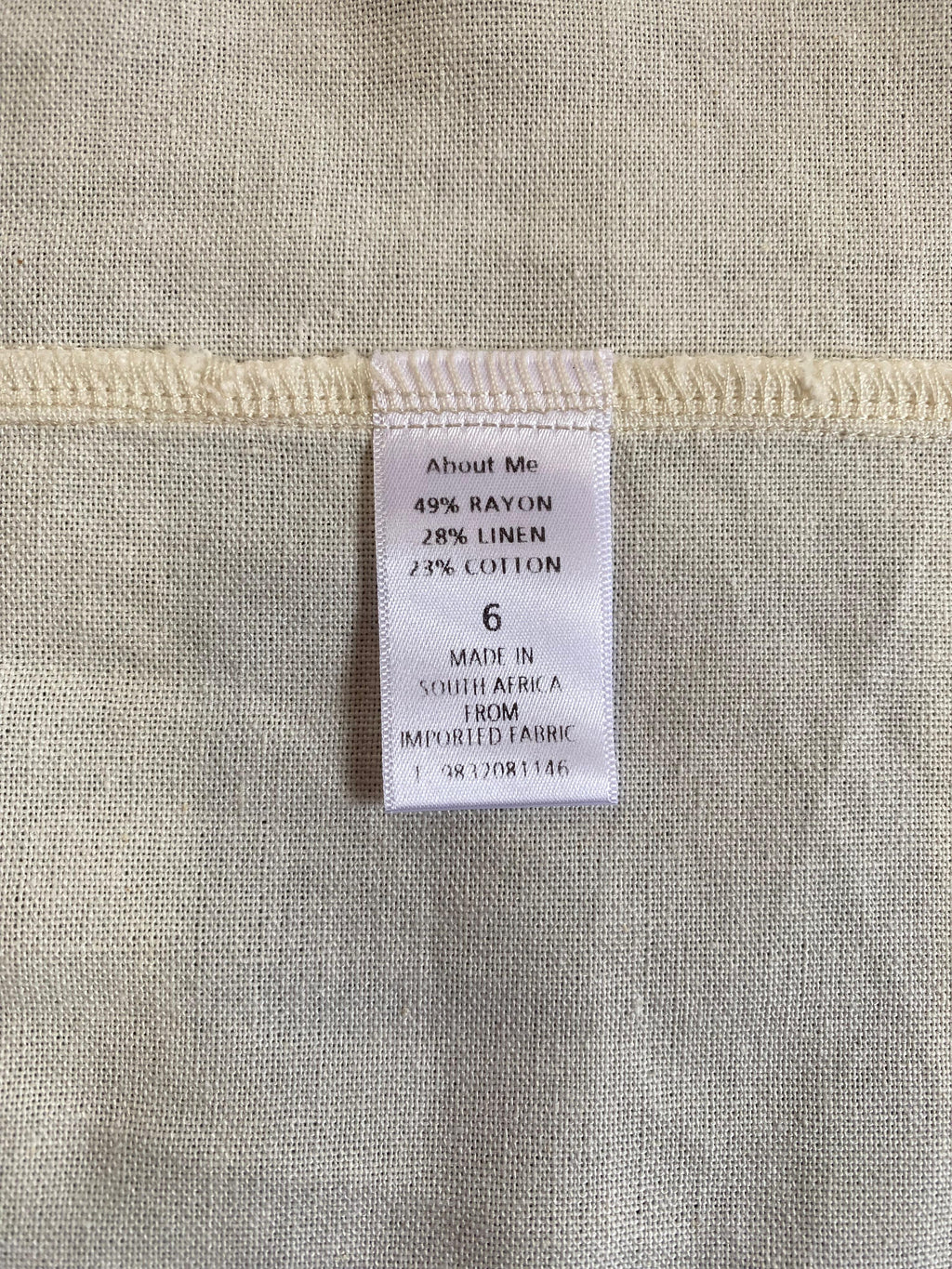 Miilla Cream Linen-Blend Maxi Skirt