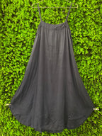 UB Creative Black Strappy Maxi Dress