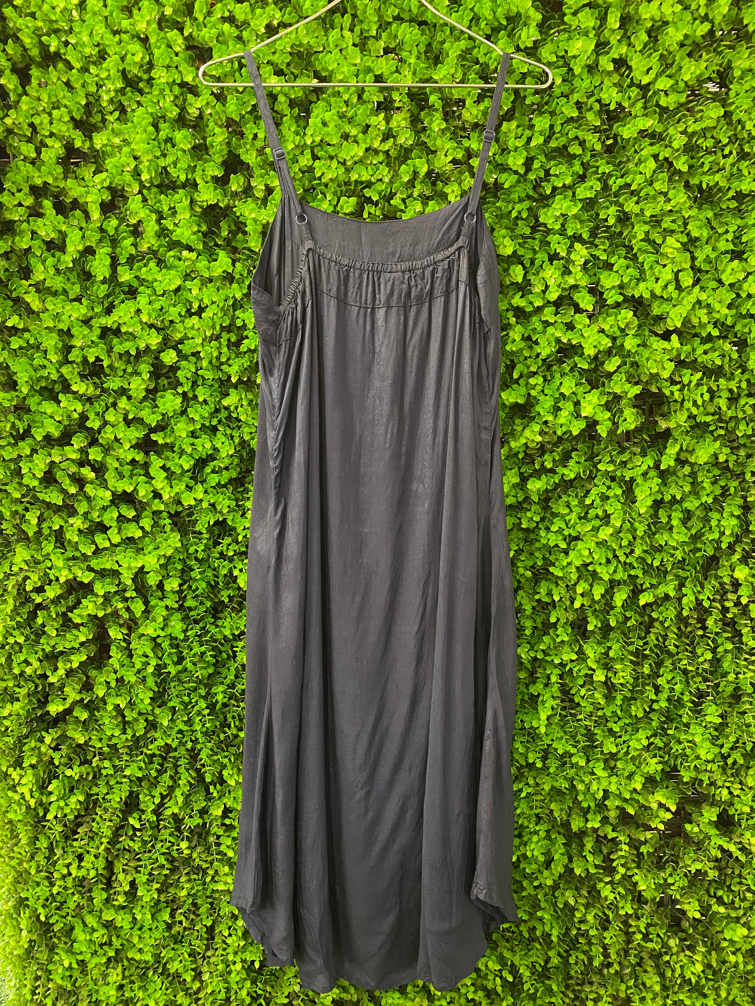 UB Creative Black Strappy Maxi Dress