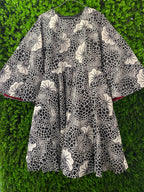 Black & White Statement Print Dress