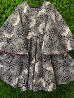 Black & White Statement Print Dress