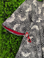 Black & White Statement Print Dress