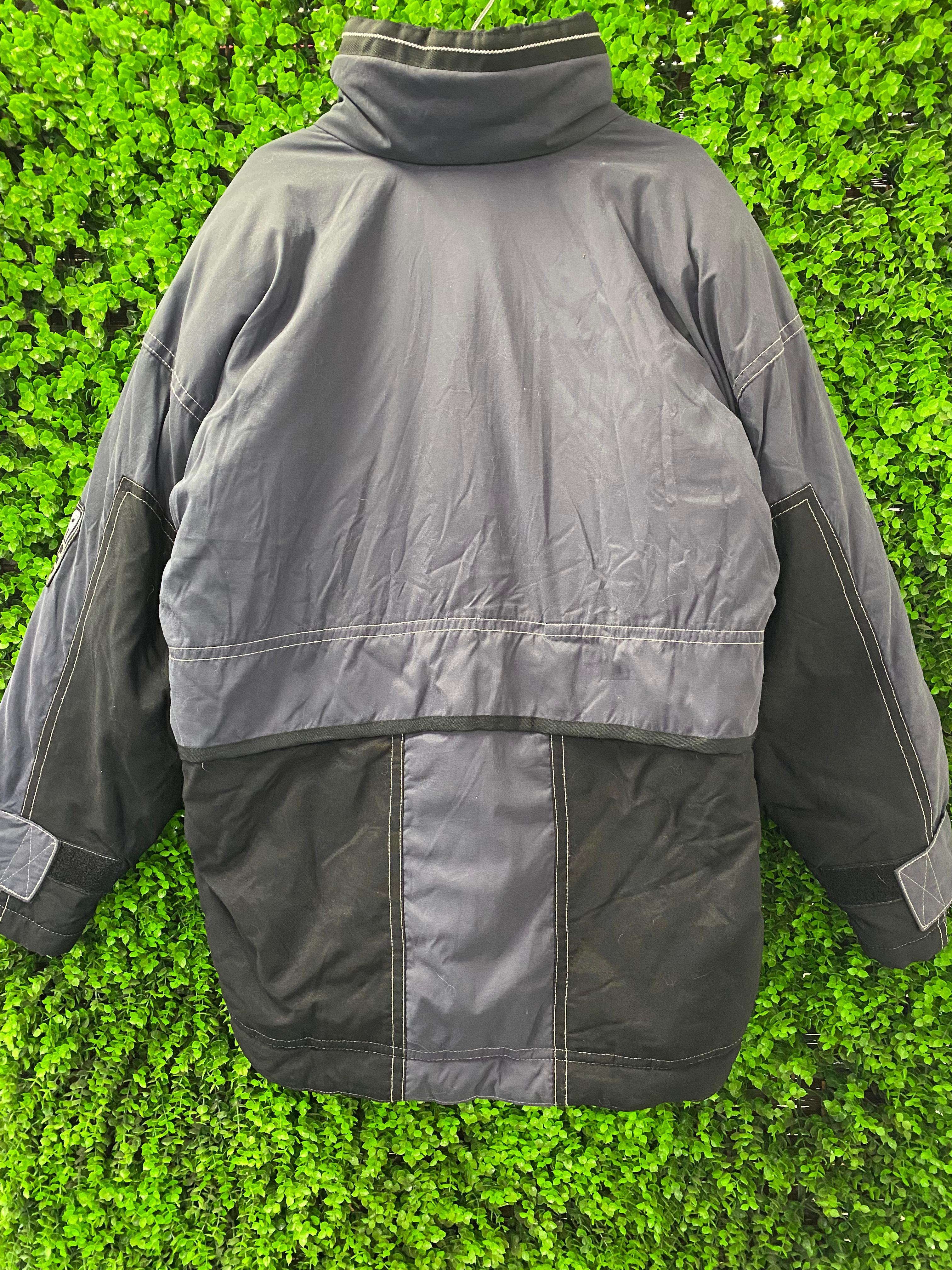 Tokka Tribe Black & Grey Utility Puffer Jacket