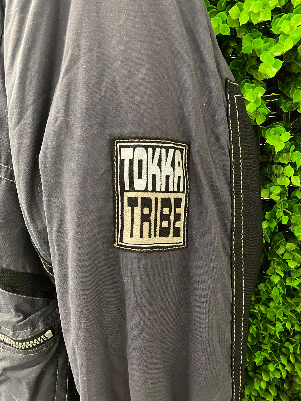Tokka Tribe Black & Grey Utility Puffer Jacket
