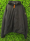 German Gaston Black Hooded Down Jacket