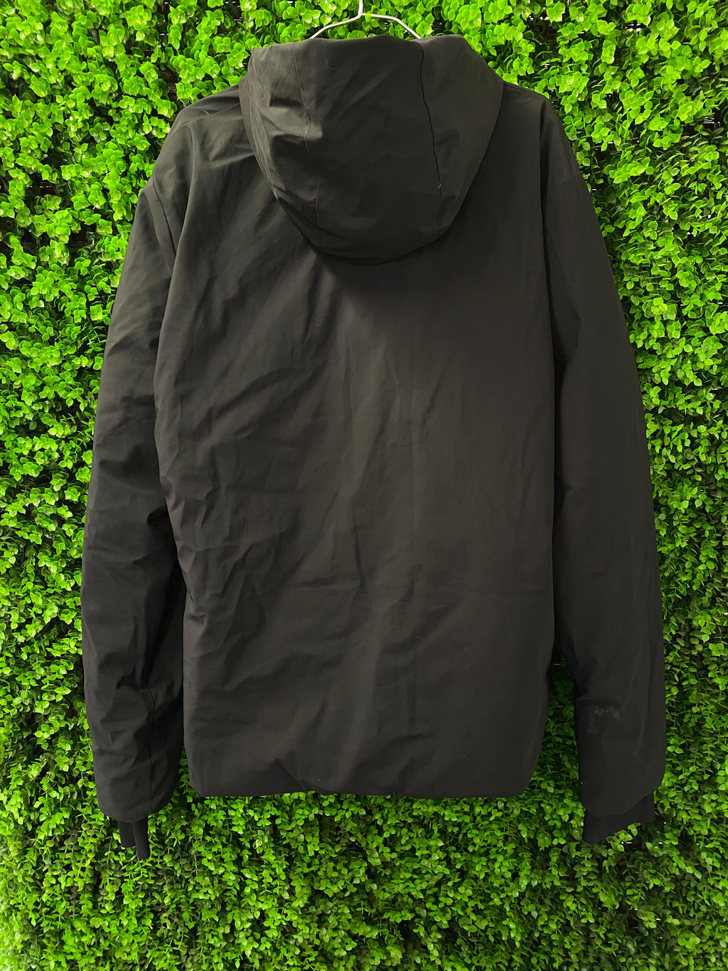 German Gaston Black Hooded Down Jacket