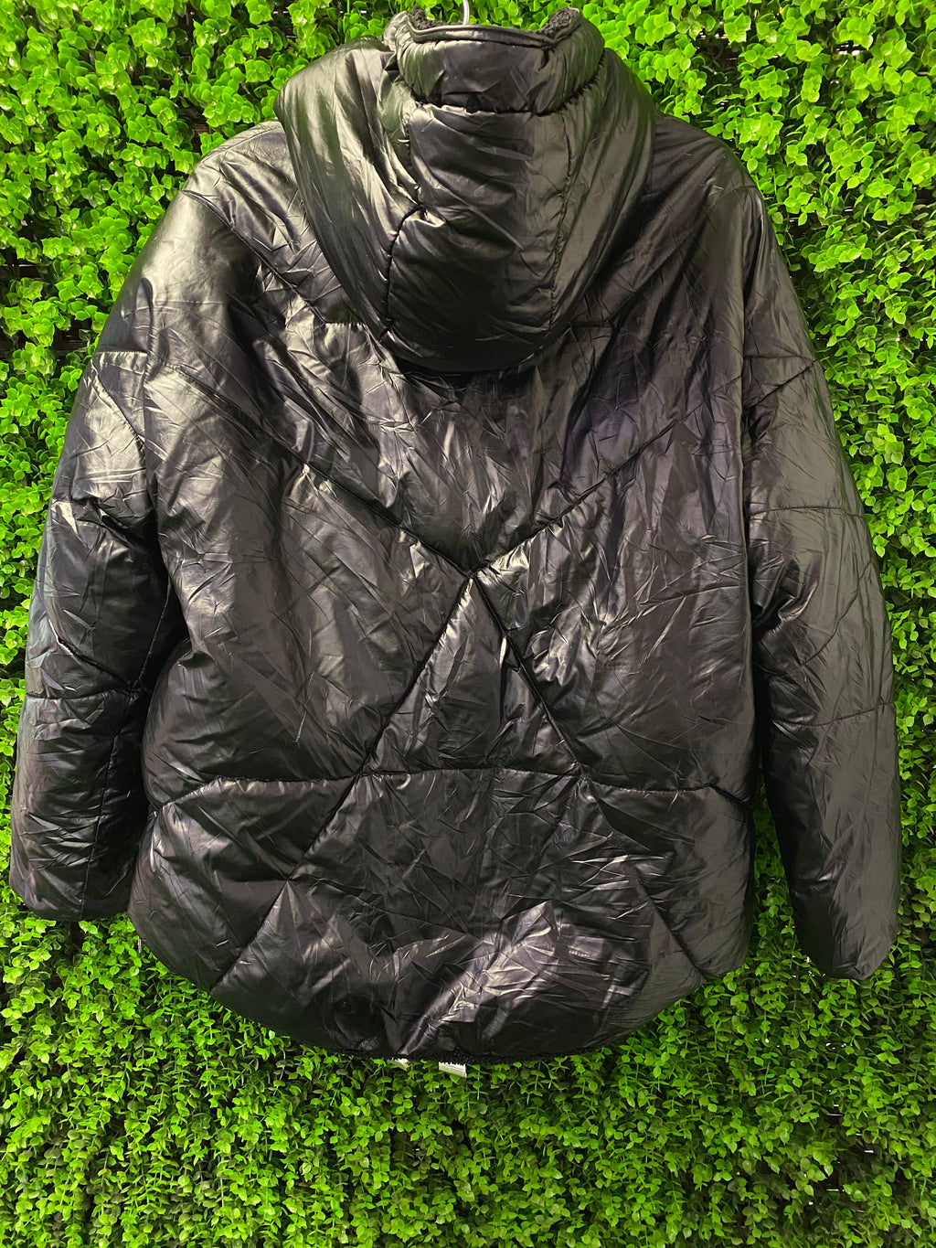 Black Quilted Puffer Jacket