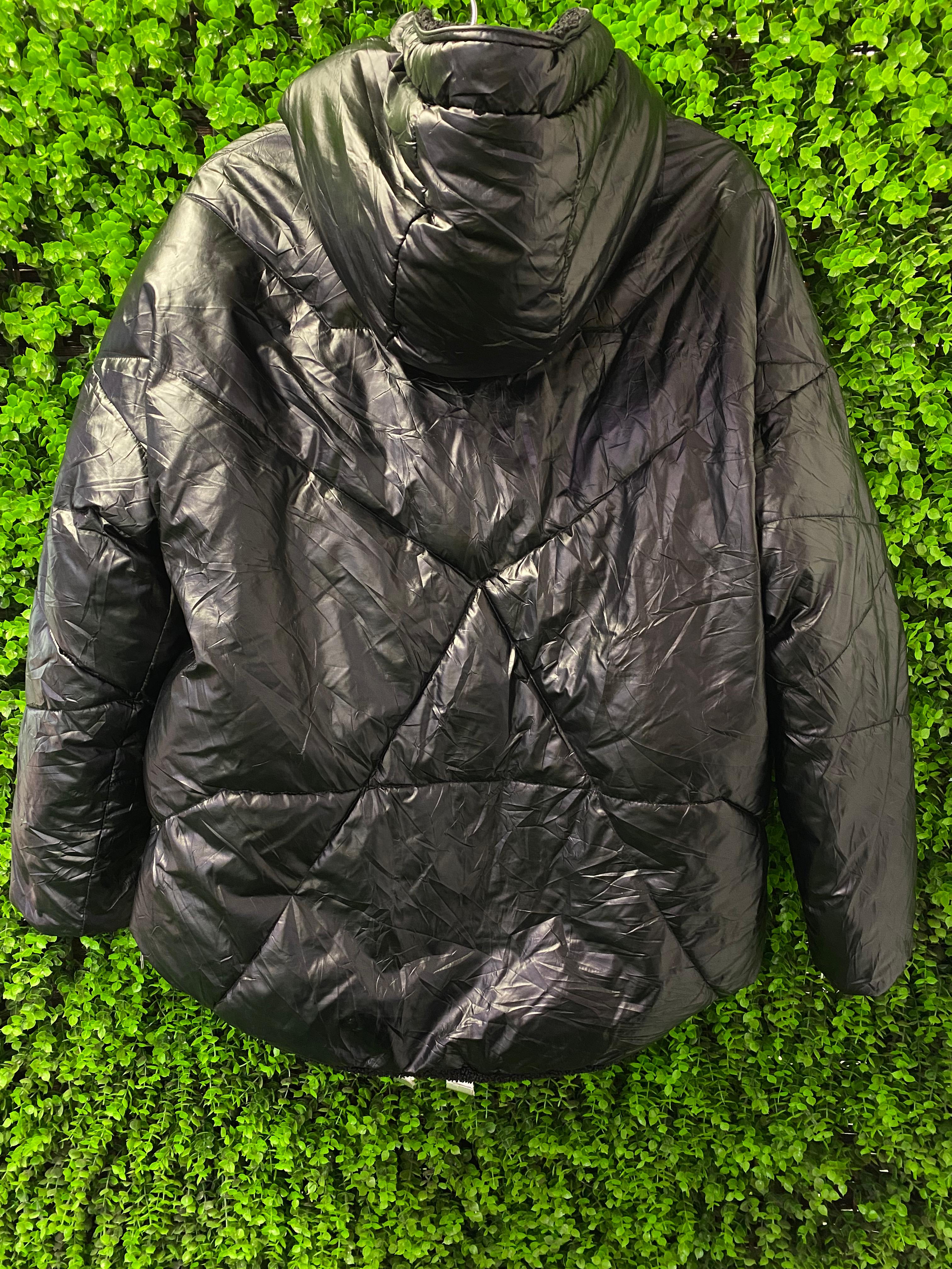 Black Quilted Puffer Jacket