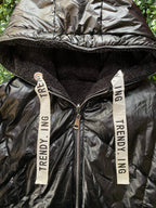 Black Quilted Puffer Jacket