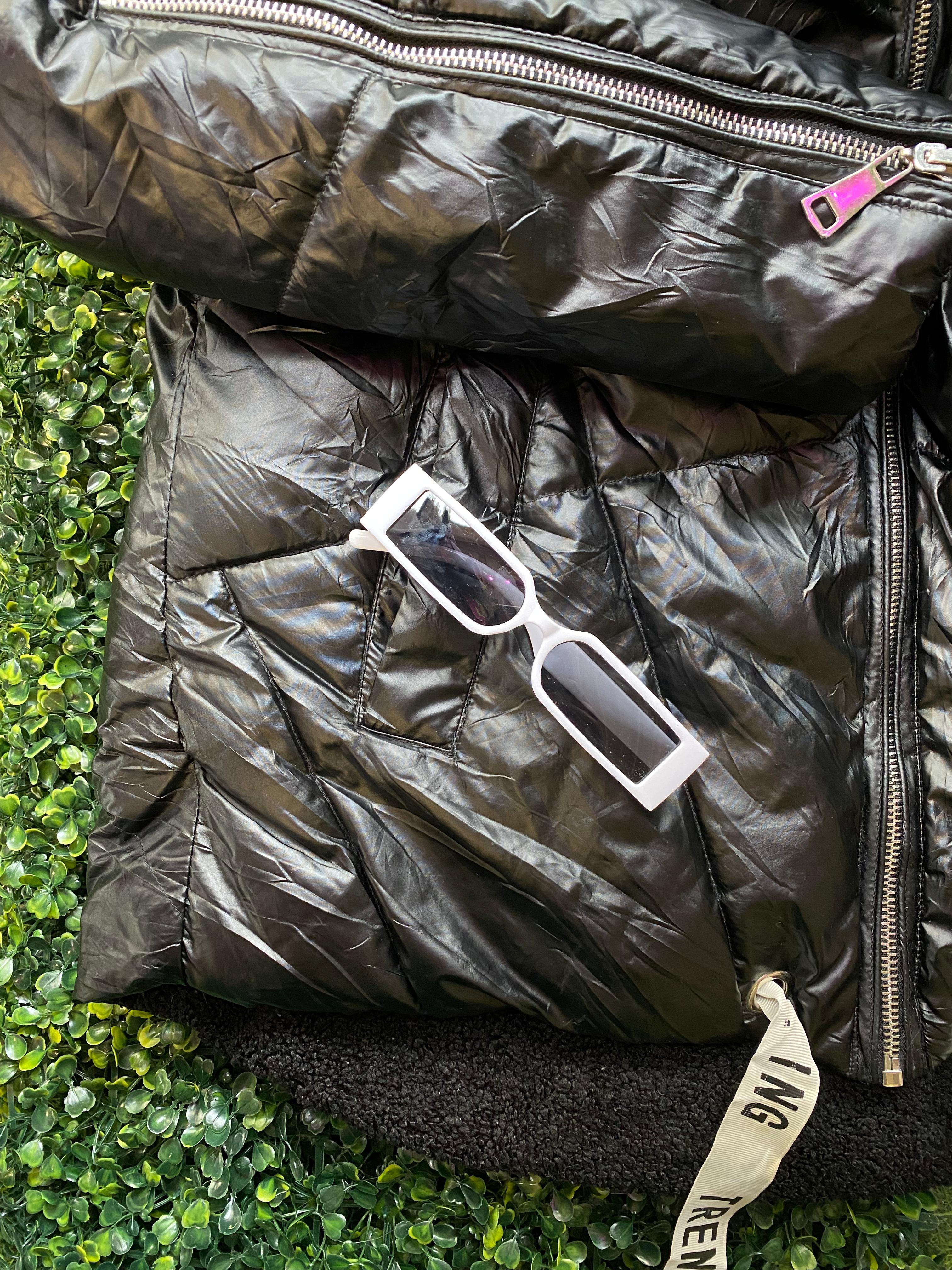 Black Quilted Puffer Jacket