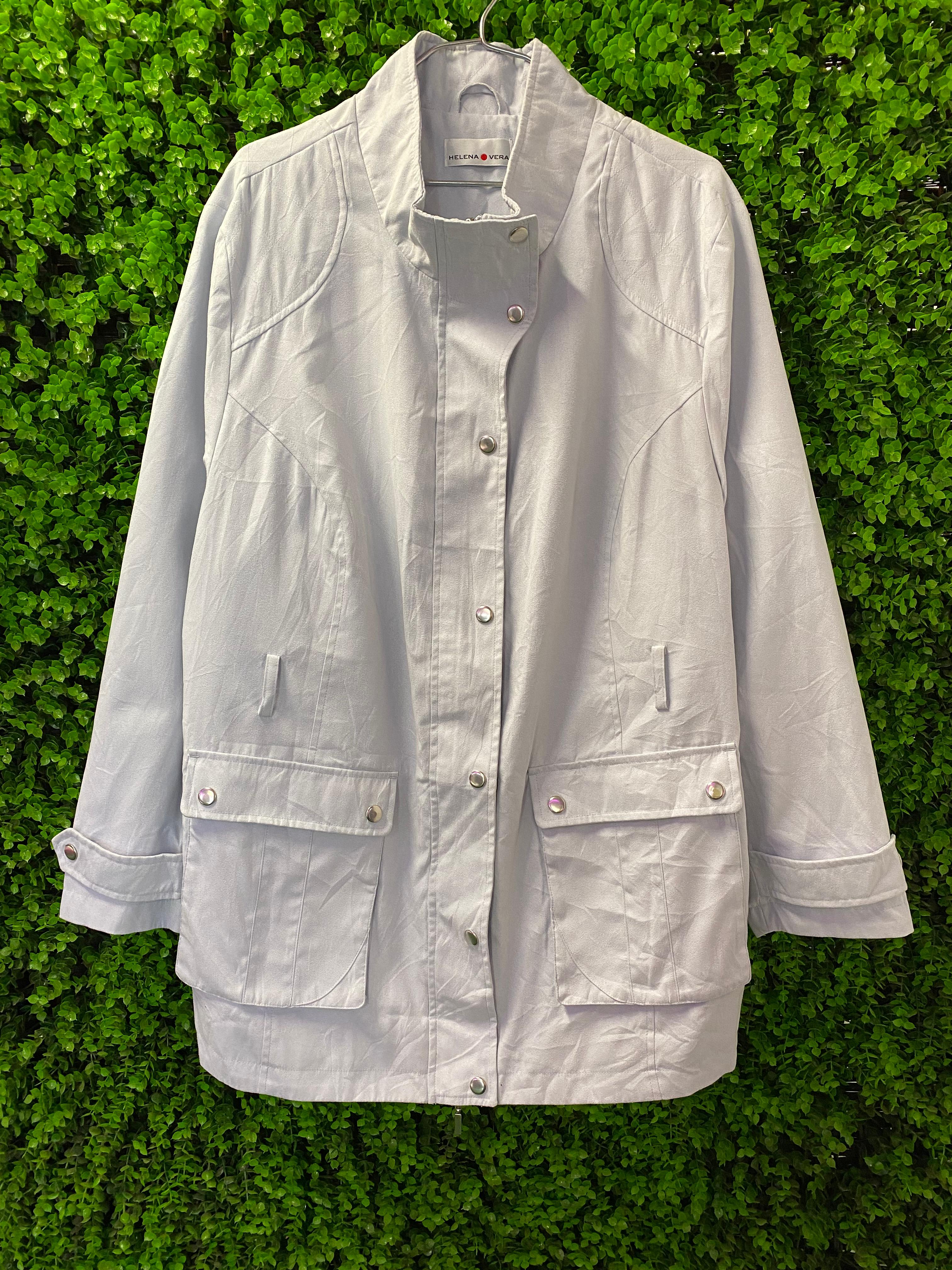 Helena Vera Off White Utility Jacket