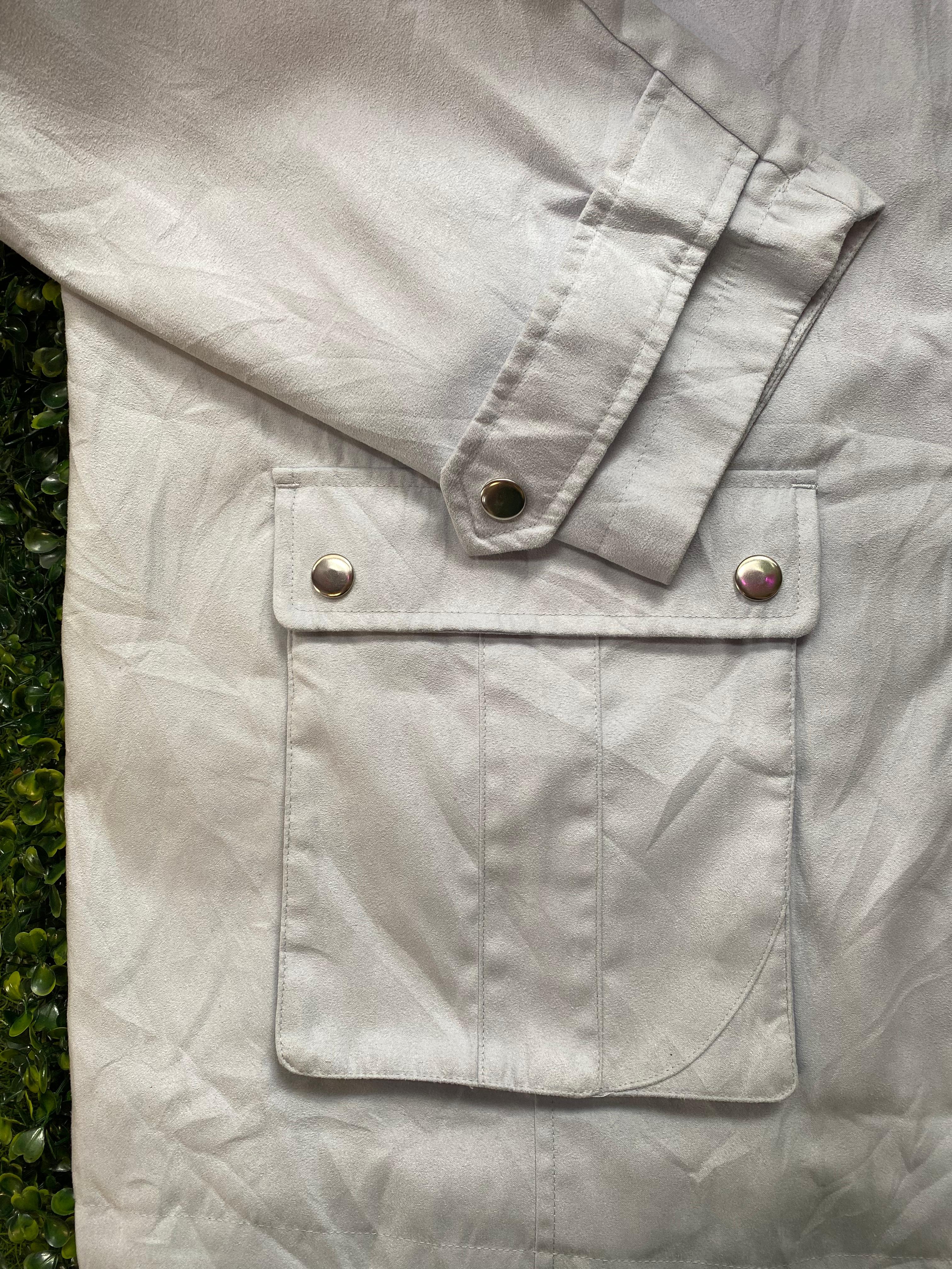 Helena Vera Off White Utility Jacket
