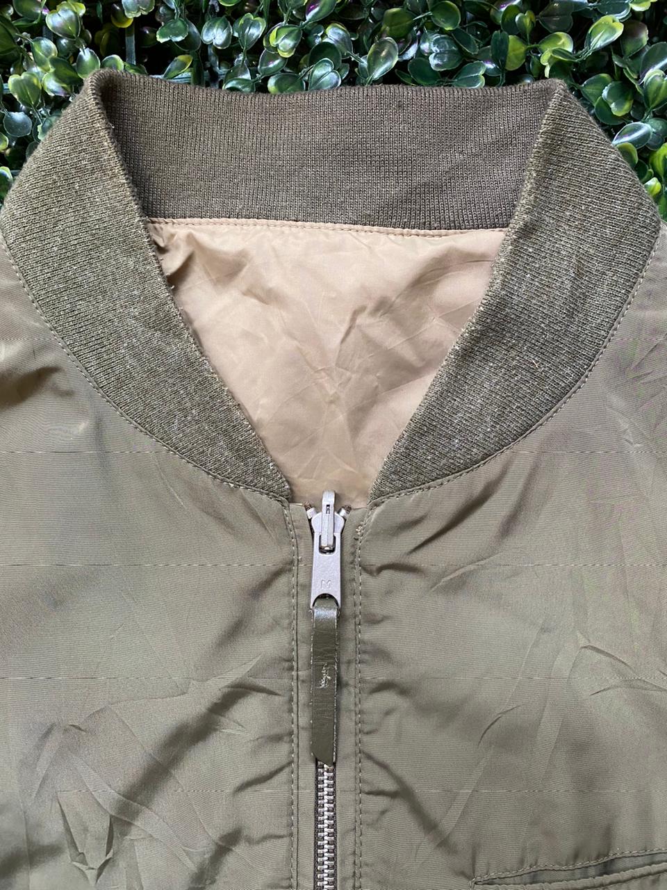 Mango Man Khaki Bomber Jacket
