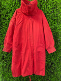 Gabriel Braans Red Longline Coat with Pockets