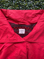 Gabriel Braans Red Longline Coat with Pockets