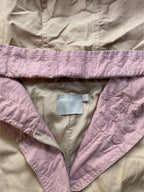 ASOS Beige & Pink Hooded Utility Parka Jacket
