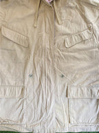 ASOS Beige & Pink Hooded Utility Parka Jacket