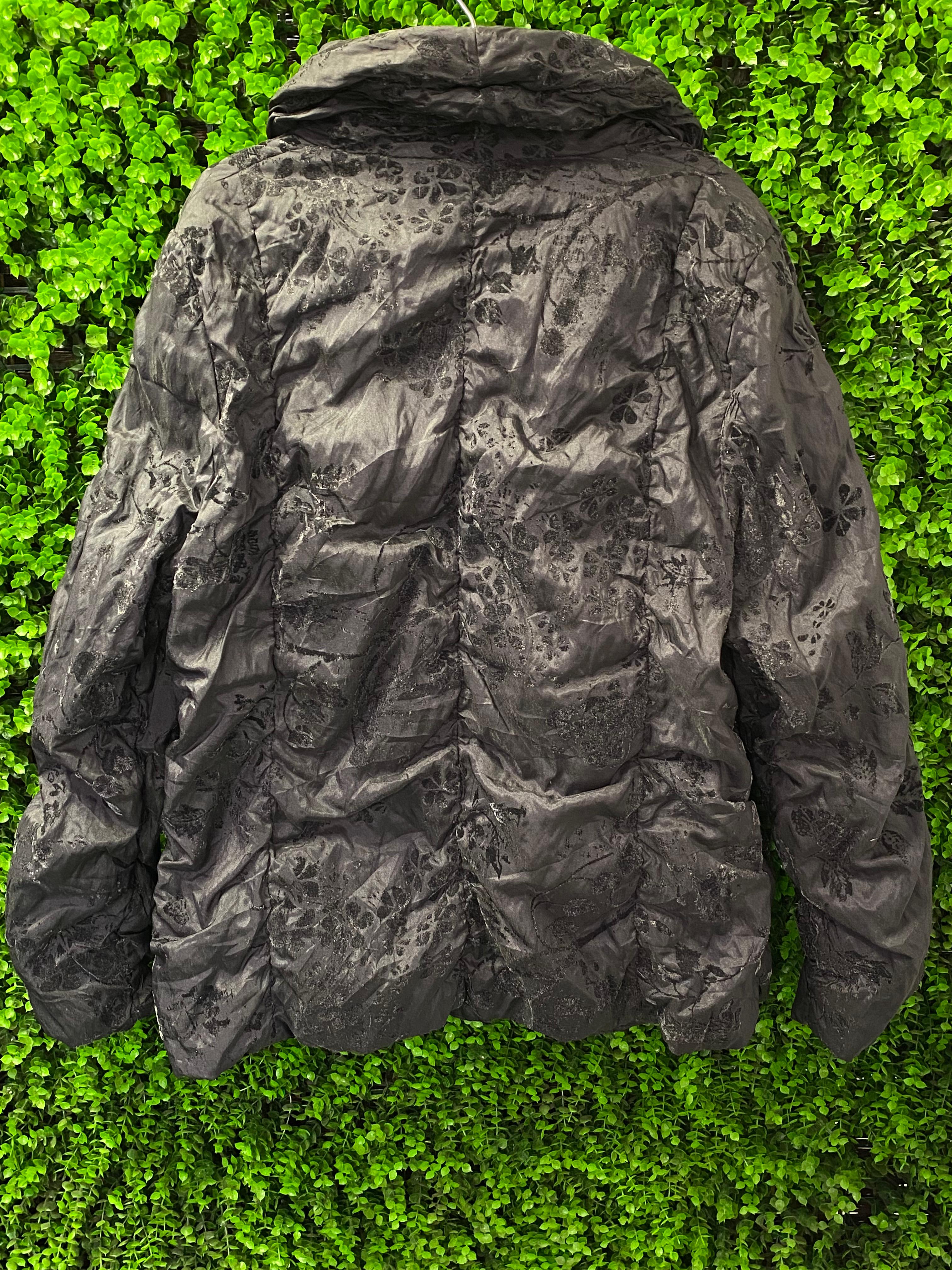 Tuzzi Black Textured Floral Jacket