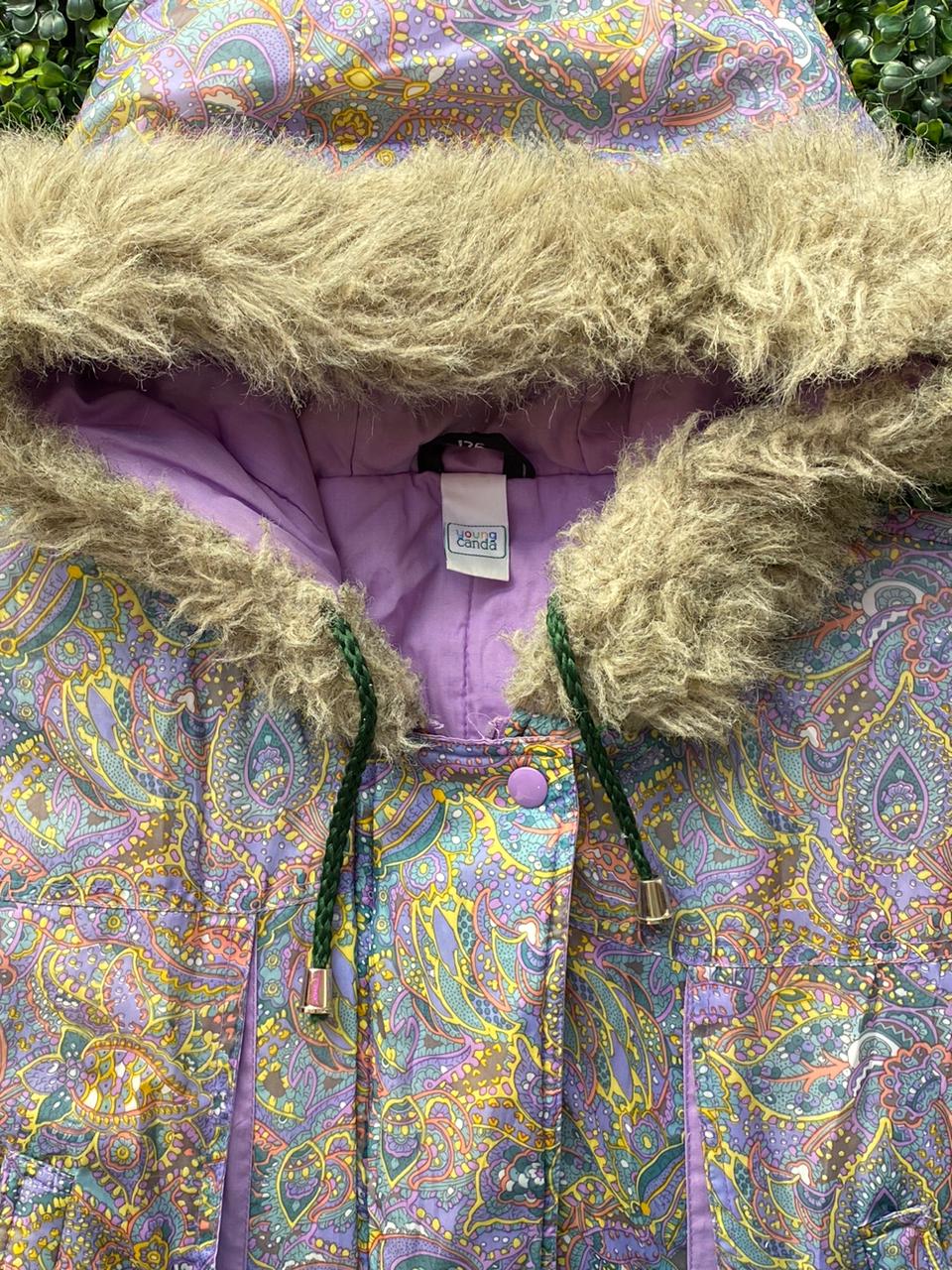Young Canda Paisley Hooded Jacket