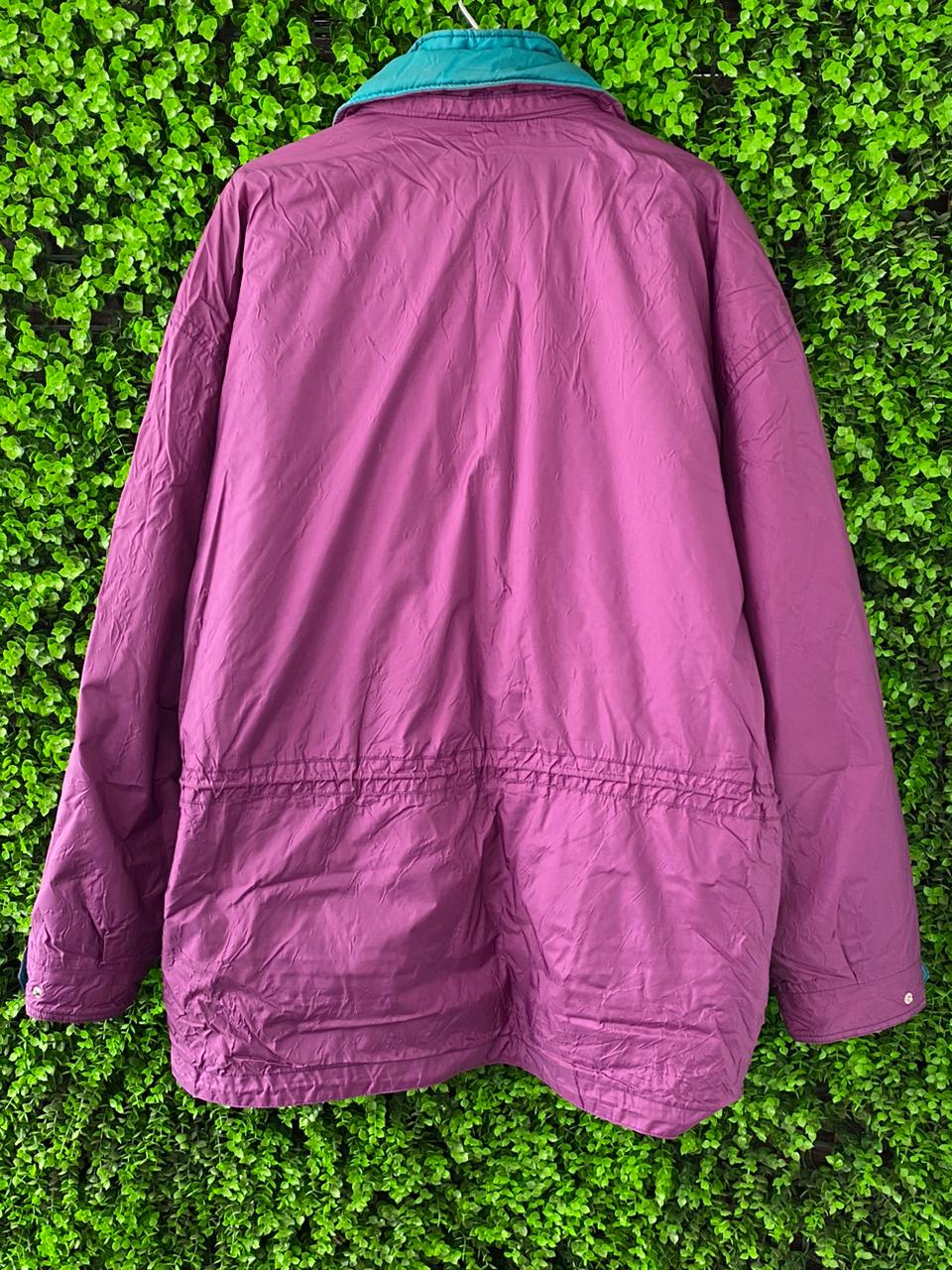 Lafont 2-in-1 Purple & Teal Jacket with Removable Inner Fleece Layer