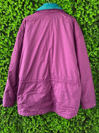 Lafont 2-in-1 Purple & Teal Jacket with Removable Inner Fleece Layer