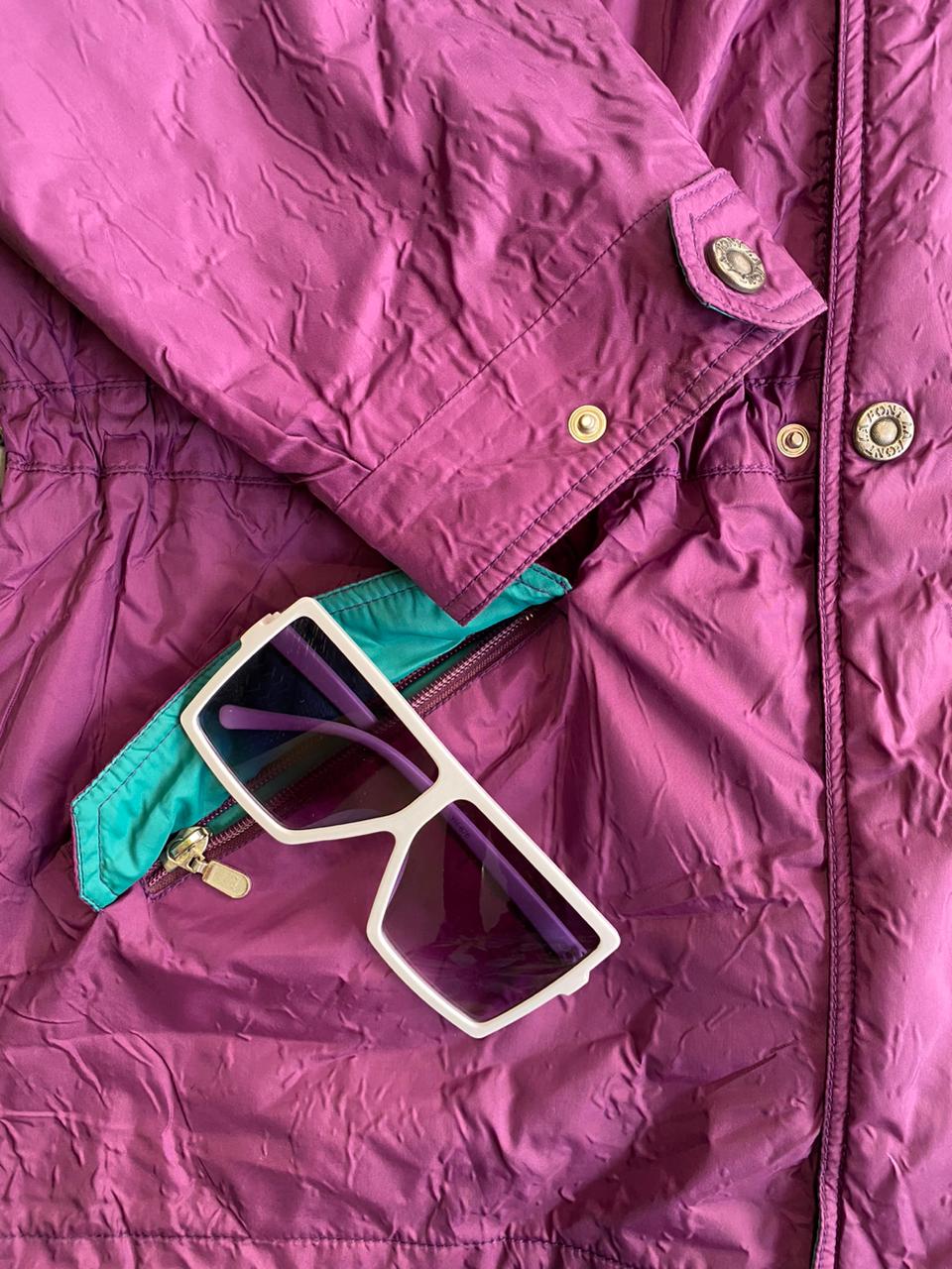 Lafont 2-in-1 Purple & Teal Jacket with Removable Inner Fleece Layer