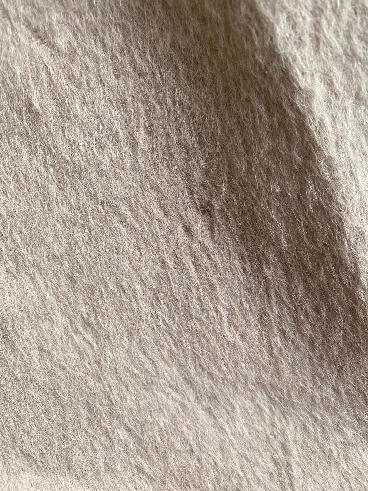 Canda Beige Alpaca Wool Blend Coat
