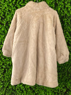 Grant Cream Faux Fur Coat
