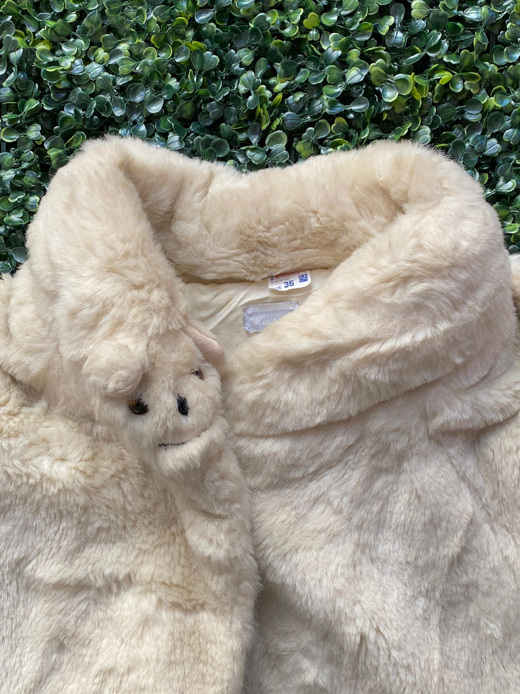 Grant Cream Faux Fur Coat