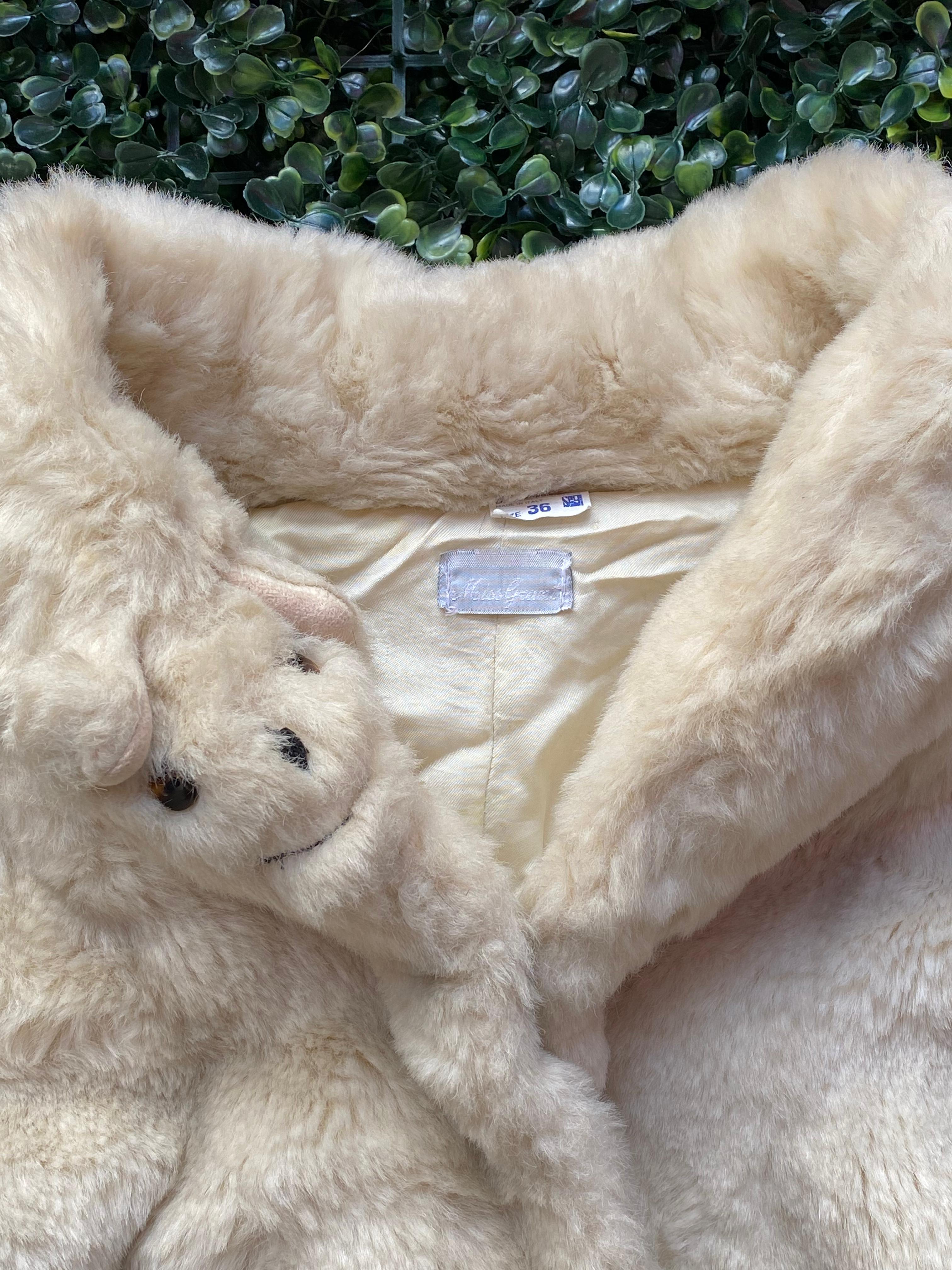 Grant Cream Faux Fur Coat