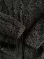 Brave Soul Black Teddy Fleece Jacket