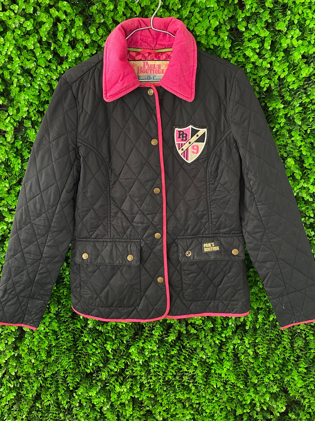 Paul’s Boutique Black Quilted Jacket
