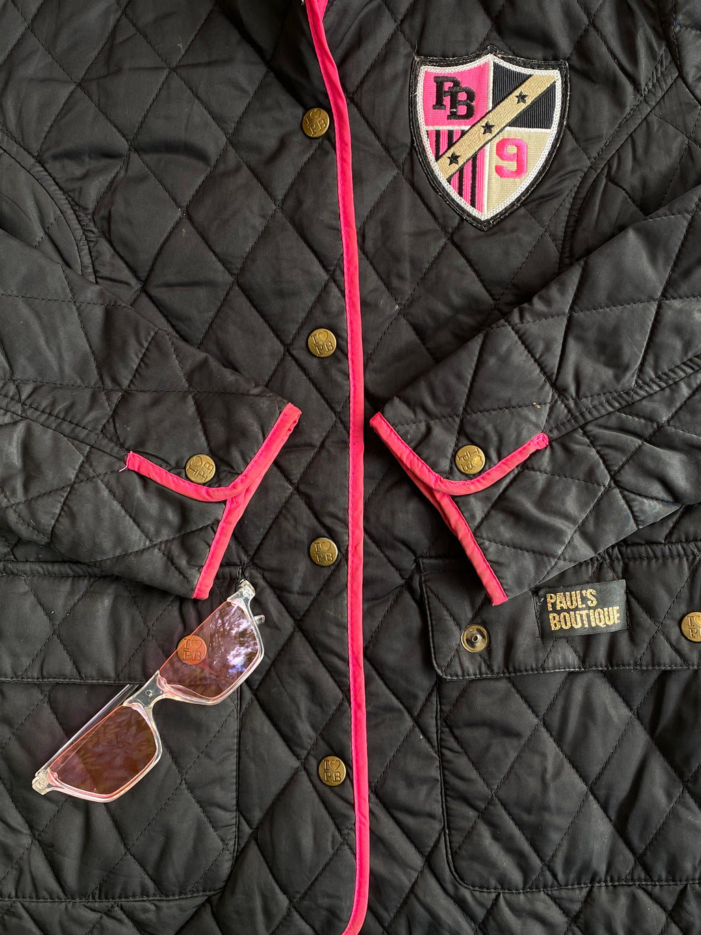 Paul’s Boutique Black Quilted Jacket