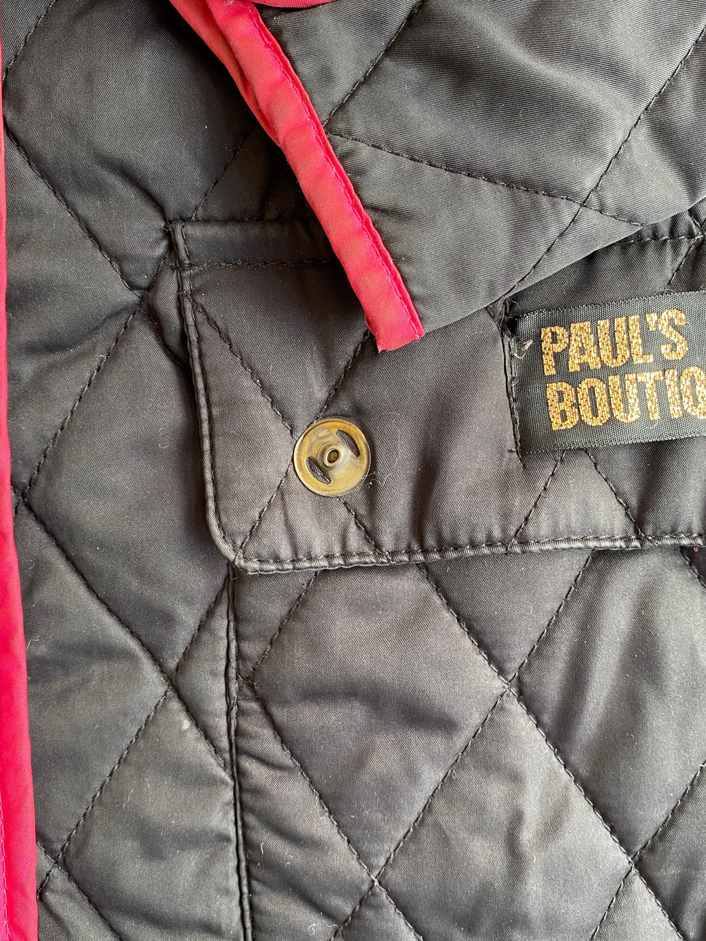 Paul’s Boutique Black Quilted Jacket