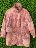 Your Sixth Sense Pink Abstract Print Utility Jacket