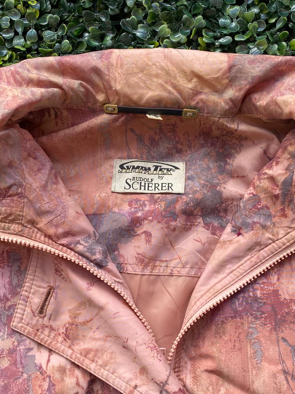 Your Sixth Sense Pink Abstract Print Utility Jacket