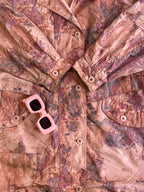Your Sixth Sense Pink Abstract Print Utility Jacket