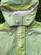 L’Agression Light Green Hooded Ski Jacket