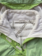 L’Agression Light Green Hooded Ski Jacket
